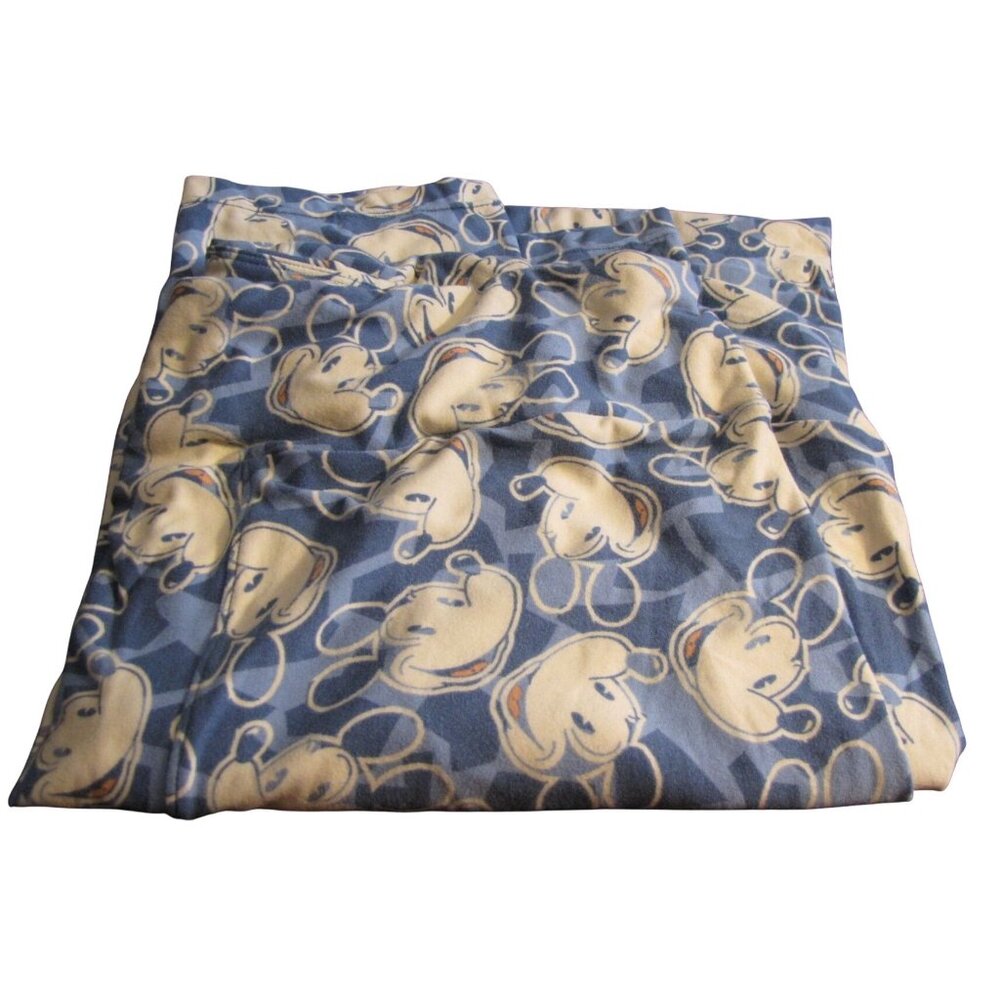 LuLaRoe TC2 Disney Blue White Mickey Mouse Leggings
